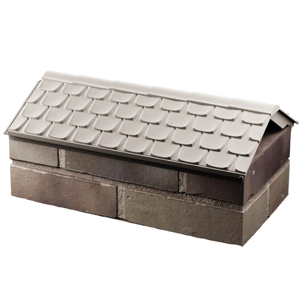 Парапет Zking Эльбрус Бежевый с посадкой на 1 кирпич (255мм) в Евпатории фото