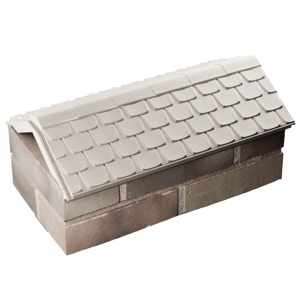 Парапет Zking Эльбрус Бежевый с посадкой на 1 кирпич (255мм) в Евпатории фото