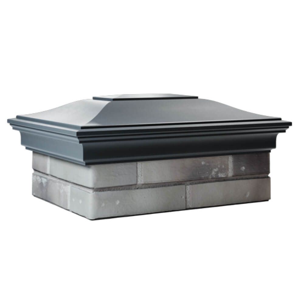 Колпак Zking Монблан Серый на столб 2х1.5 кирпича (515х385мм) в Евпатории фото