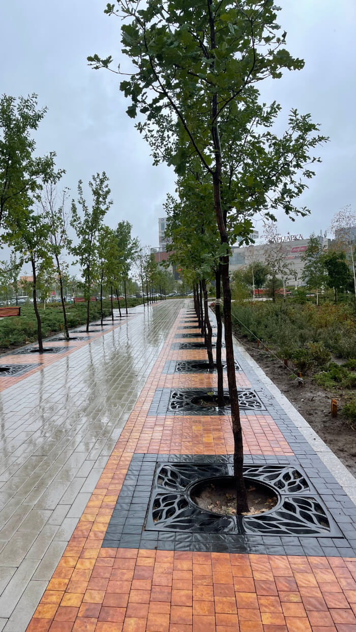 Приствольная решетка для дерева ZKING CRUST 1.2х1.2м Черная в Евпатории фото