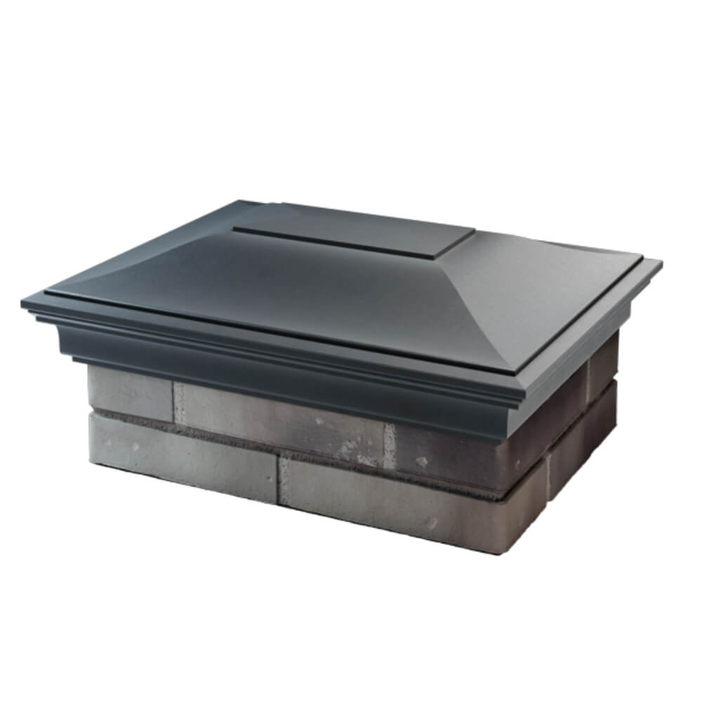 Колпак Zking Монблан Серый на столб 2х1.5 кирпича (515х385мм) в Евпатории фото