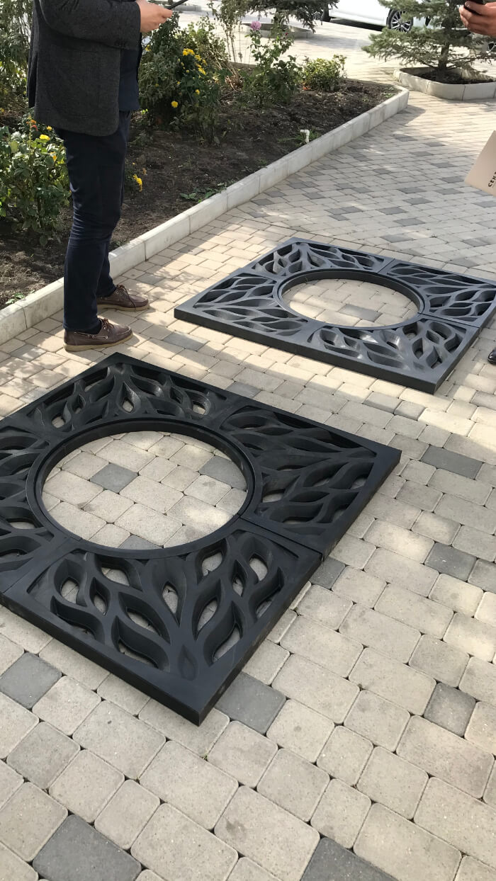 Приствольная решетка для дерева ZKING CRUST 1.2х1.2м Черная в Евпатории фото