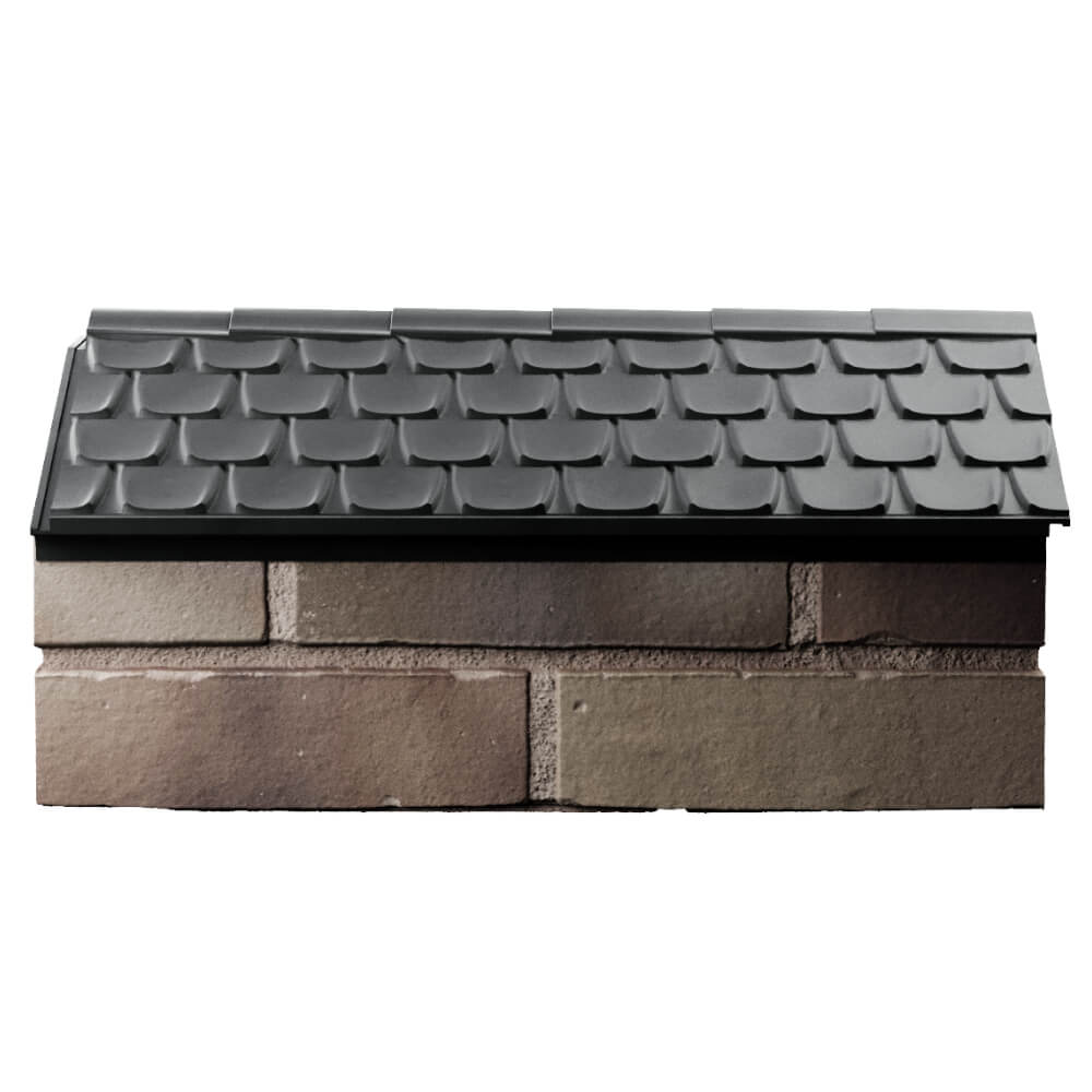 Парапет Zking Эльбрус Серый с посадкой на 1 кирпич (255мм) в Евпатории фото