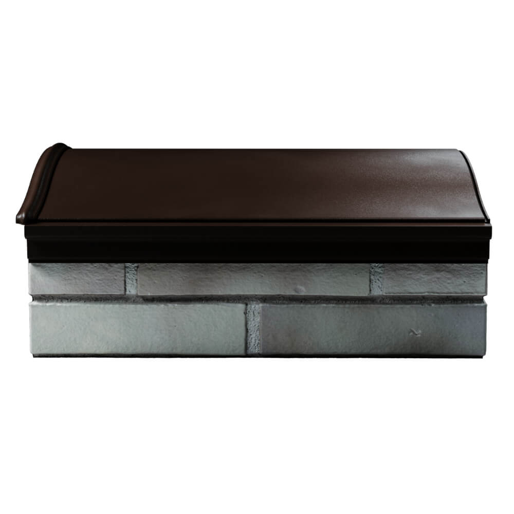 Парапет Zking Монблан Коричневый посадка на 1.5 кирпича (355/385мм) в Евпатории фото