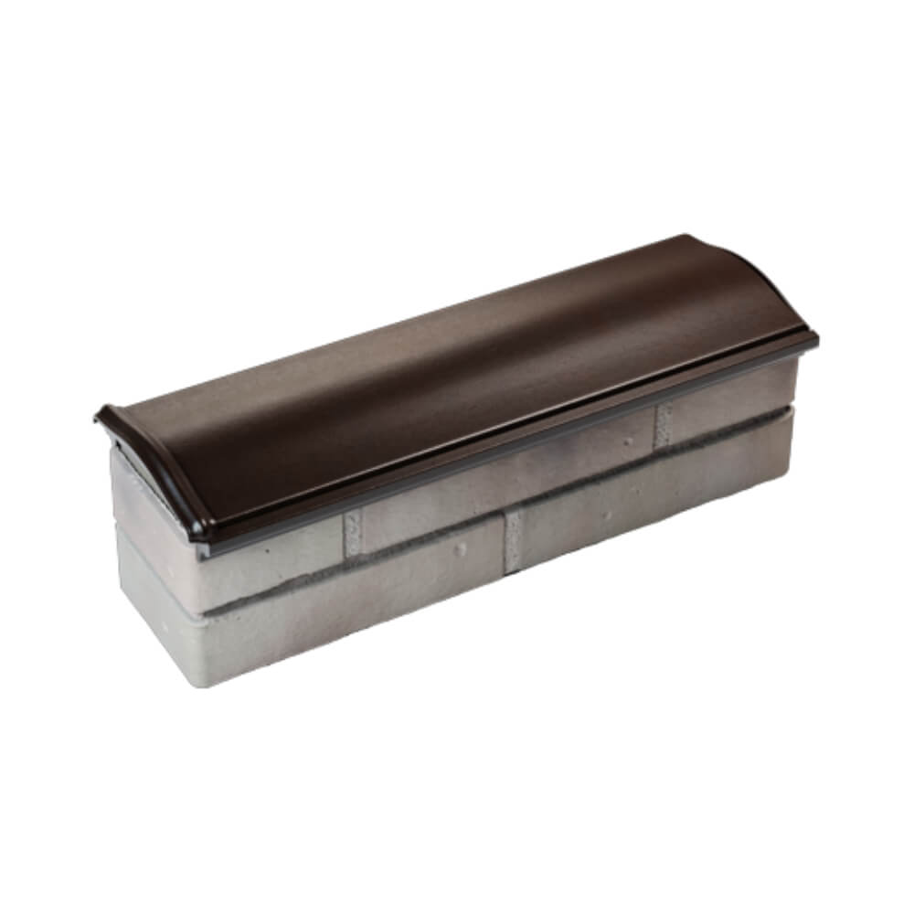 Парапет Zking Монблан Коричневый посадка на 0.5 кирпича (130мм) в Евпатории фото