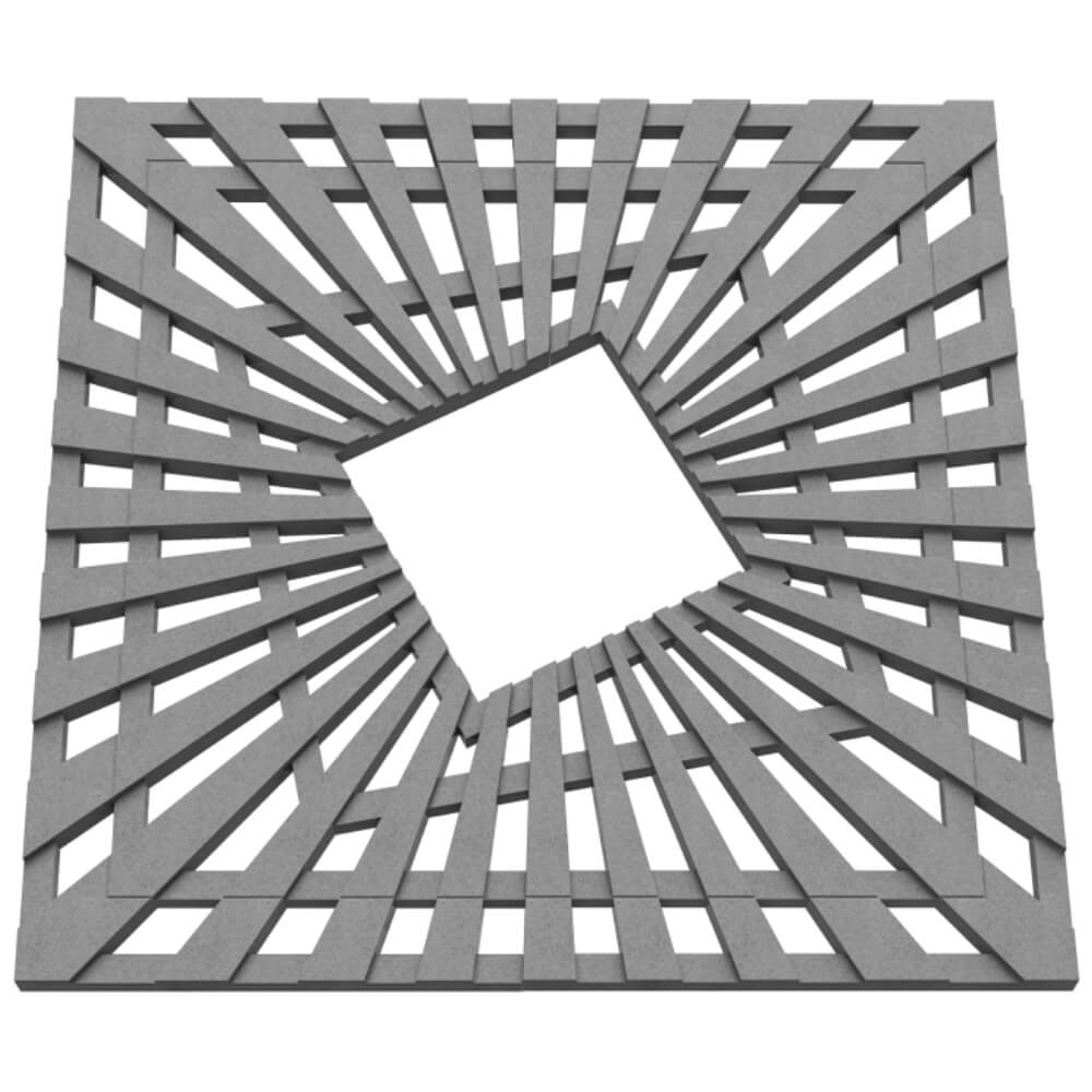 Приствольная решетка для дерева ZKING ATMOSPHERE 1.2х1.2м Серая в Евпатории фото