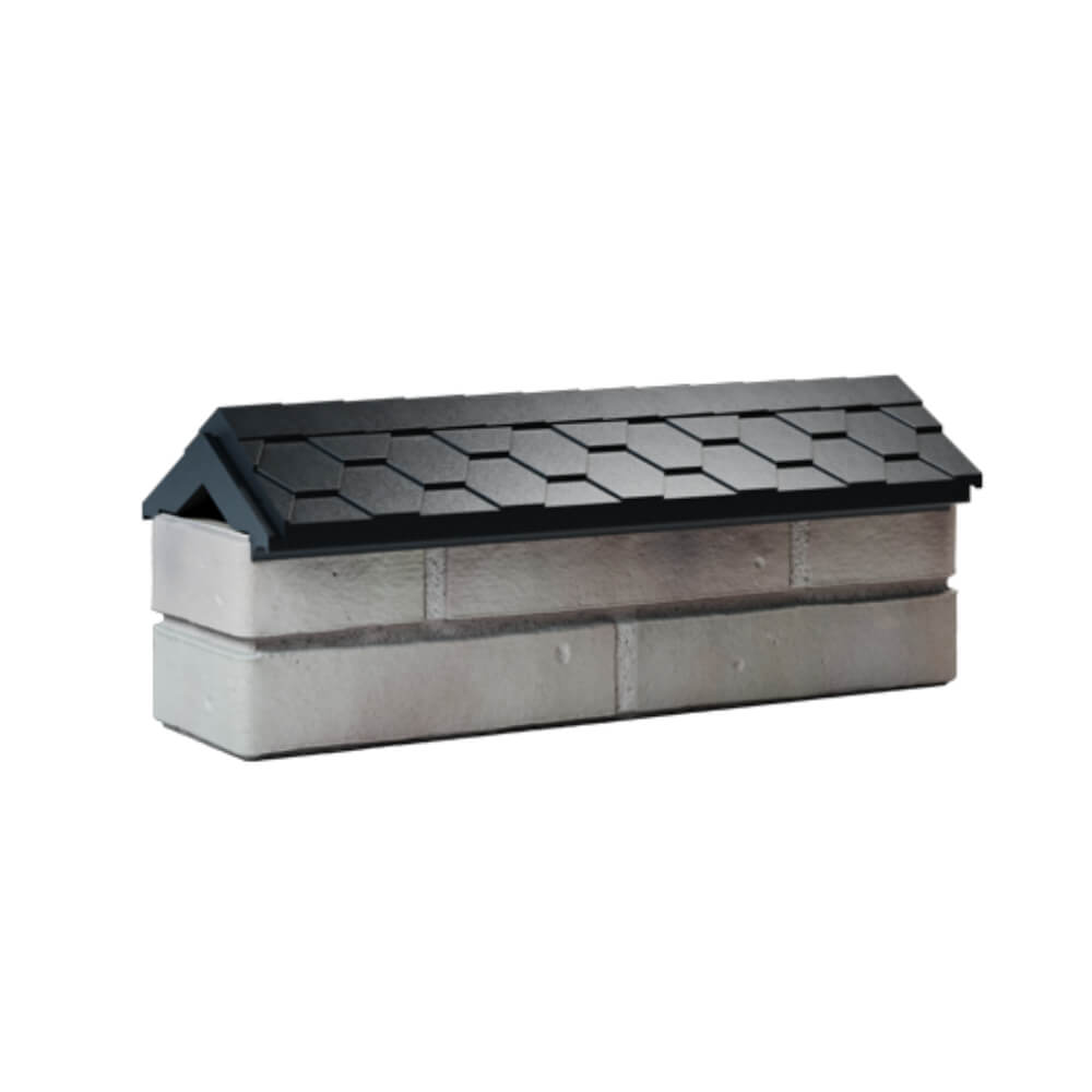 Парапет Zking Эверест Черный с посадкой на 0.5 кирпича (130мм) Евпатория фото