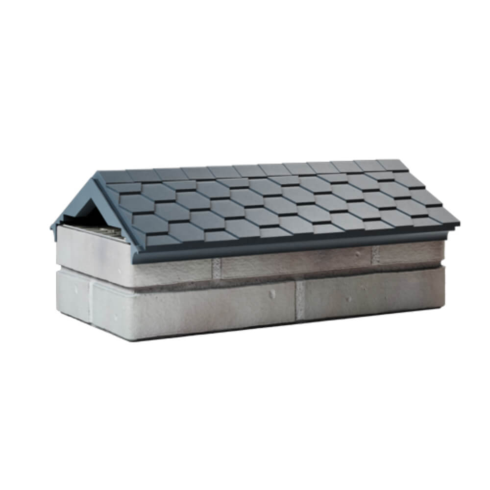 Парапет Zking Эверест Серый с посадкой на 1 кирпич (200/225/255мм) Евпатория фото