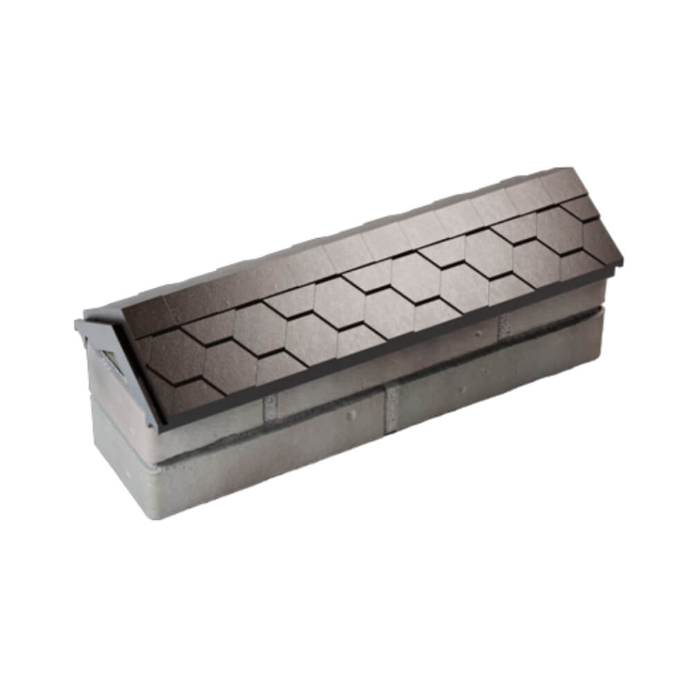 Парапет Zking Эверест Коричневый с посадкой на 0.5 кирпича (130мм) в Евпатории фото