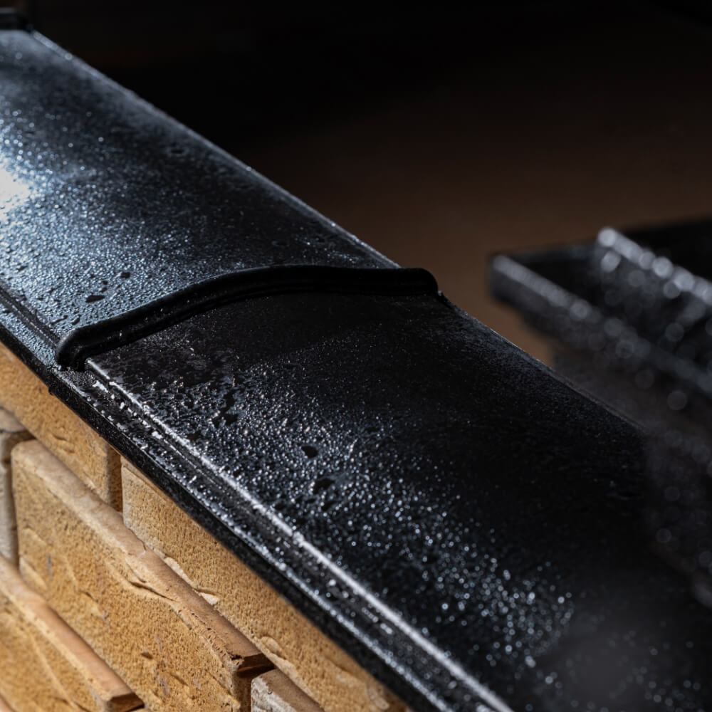 Парапет Zking Монблан Черный посадка на 0.5 кирпича (130мм) в Евпатории фото