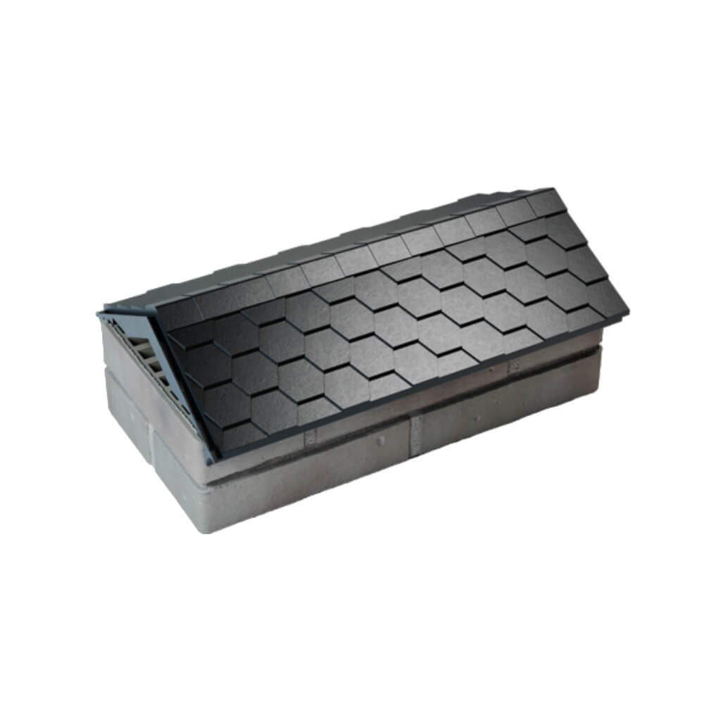 Парапет Zking Эверест Черный с посадкой на 1 кирпич (200/225/255мм) в Евпатории фото