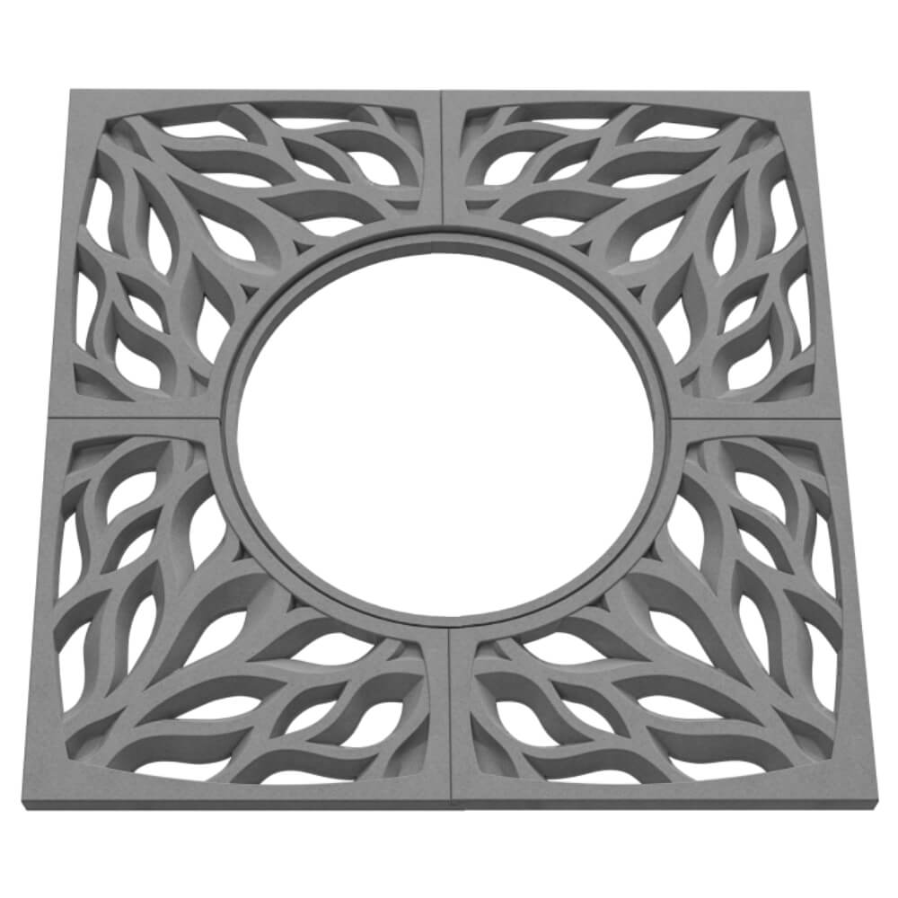 Приствольная решетка для дерева ZKING CRUST 1.2х1.2м Серая в Евпатории фото