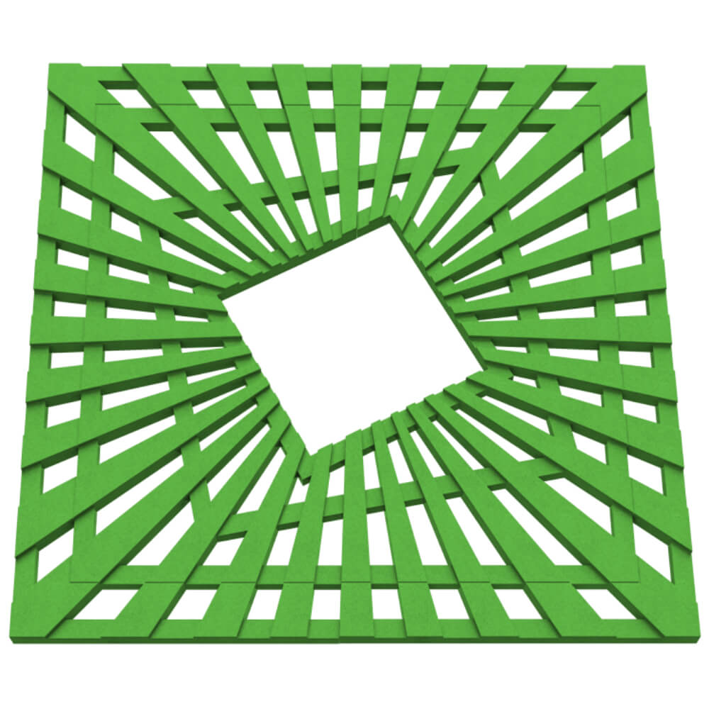 Приствольная решетка для дерева ZKING ATMOSPHERE 1.2х1.2м Зеленая в Евпатории фото