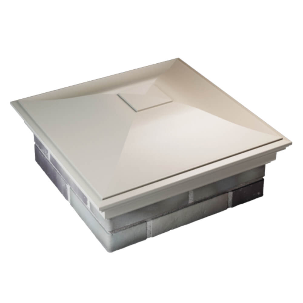 Колпак Zking Монблан Бежевый на столб 2х2 кирпича (515х515мм) Евпатория фото