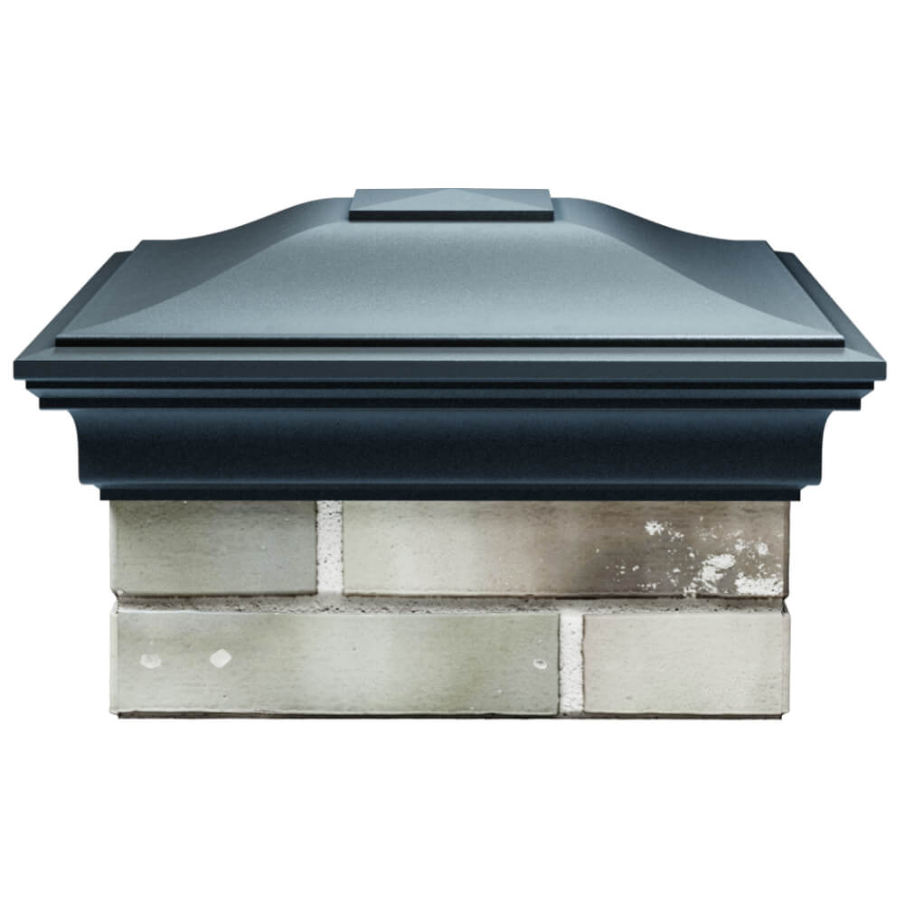 Колпак Zking Монблан Серый на столб 1.5х1.5 кирпича (385х385мм) Евпатория фото