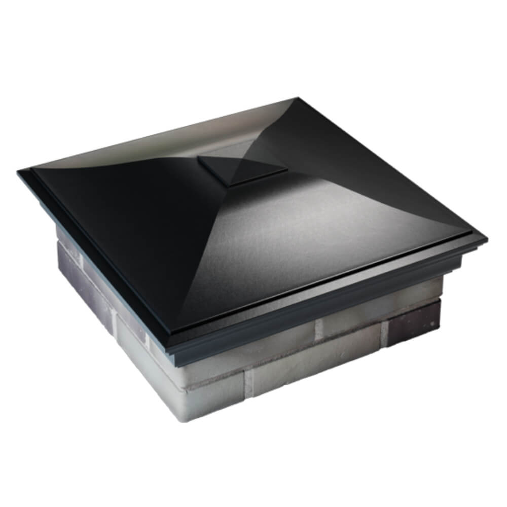 Колпак Zking Монблан Черный на столб 2х2 кирпича (515х515мм) Евпатория фото