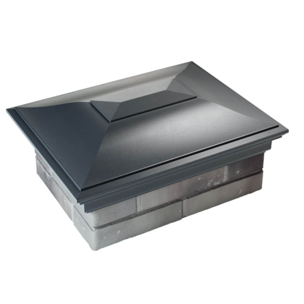 Колпак Zking Монблан Серый на столб 2х1.5 кирпича (515х385мм) Евпатория фото