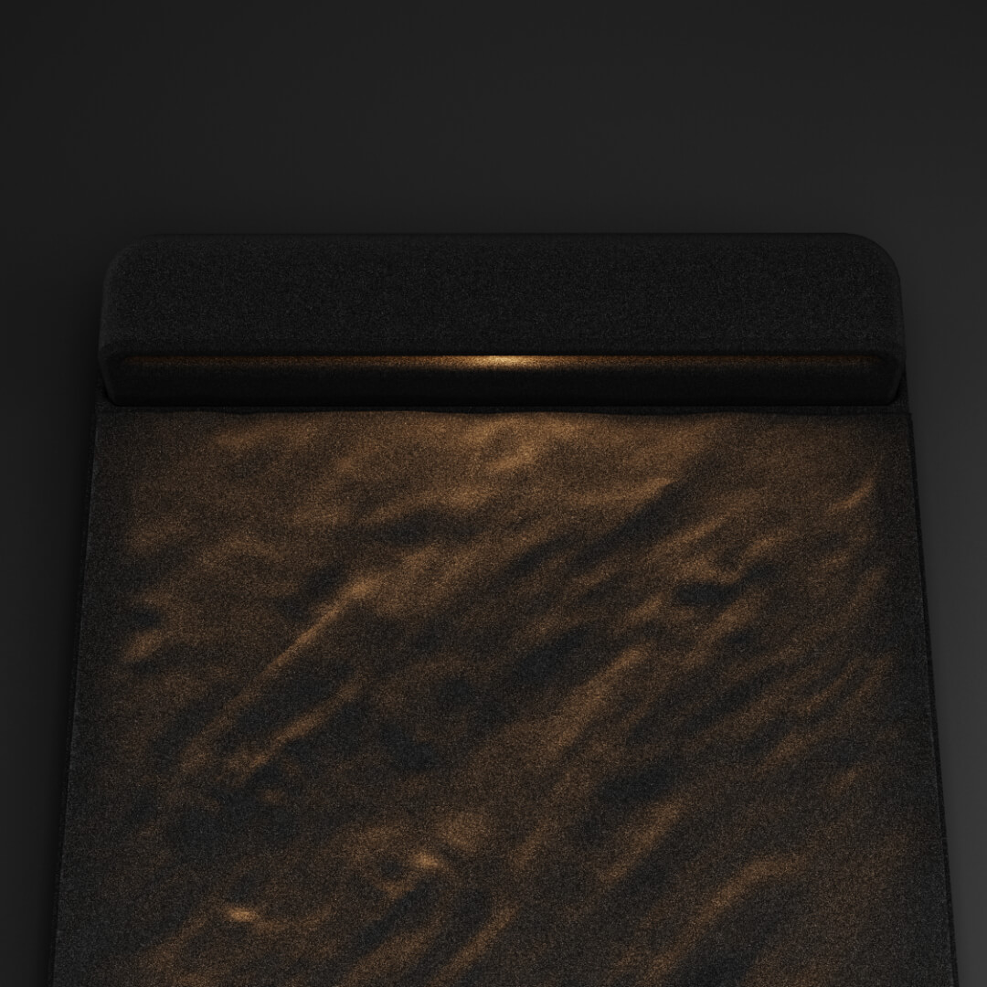 LED Светильник для шаговой плиты STONE Черный Сланец 330х75х98мм в Евпатории фото