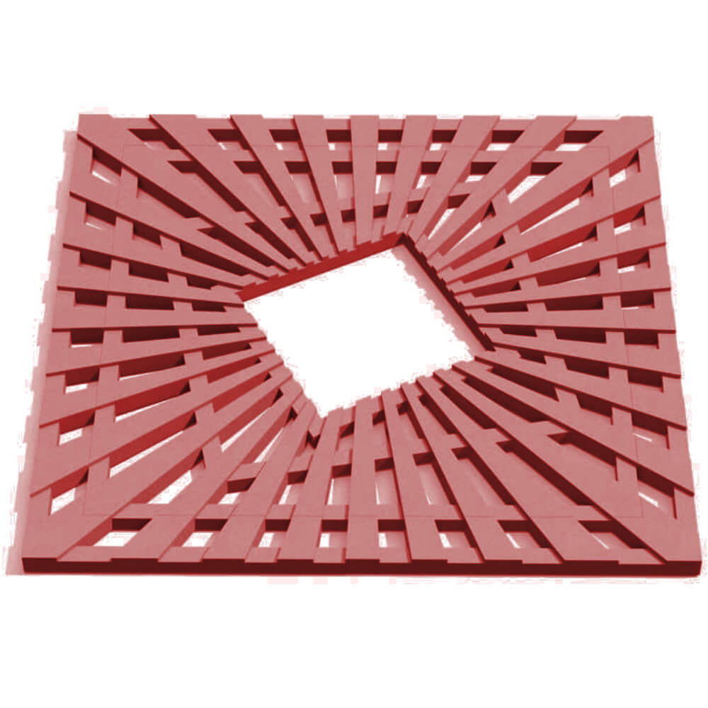 Приствольная решетка для дерева ZKING ATMOSPHERE 1.2х1.2м Красная Евпатория фото