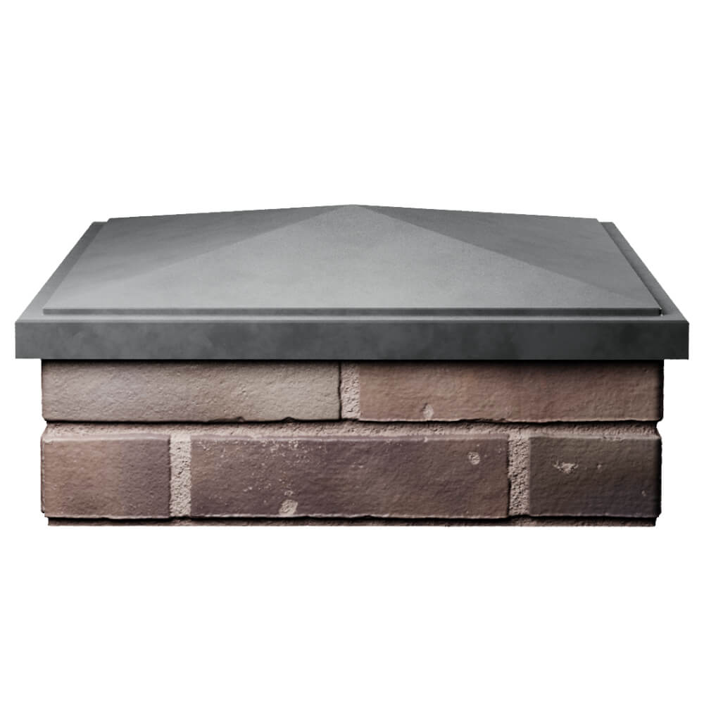 Колпак Zking БонаМоно Серый на столб 2х2 кирпича (515х515, 530х530мм) Евпатория фото