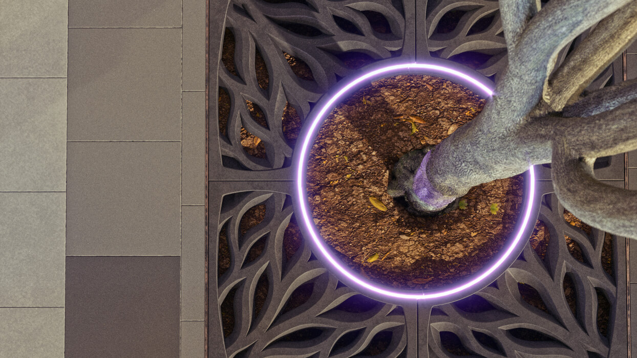 Приствольная решетка для дерева ZKING CRUST 1.2х1.2м Черная в Евпатории фото