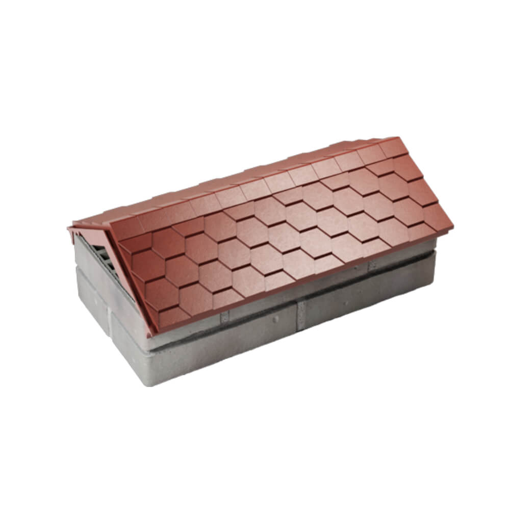 Парапет Zking Эверест Красный с посадкой на 1 кирпич (200/225/255мм) в Евпатории фото
