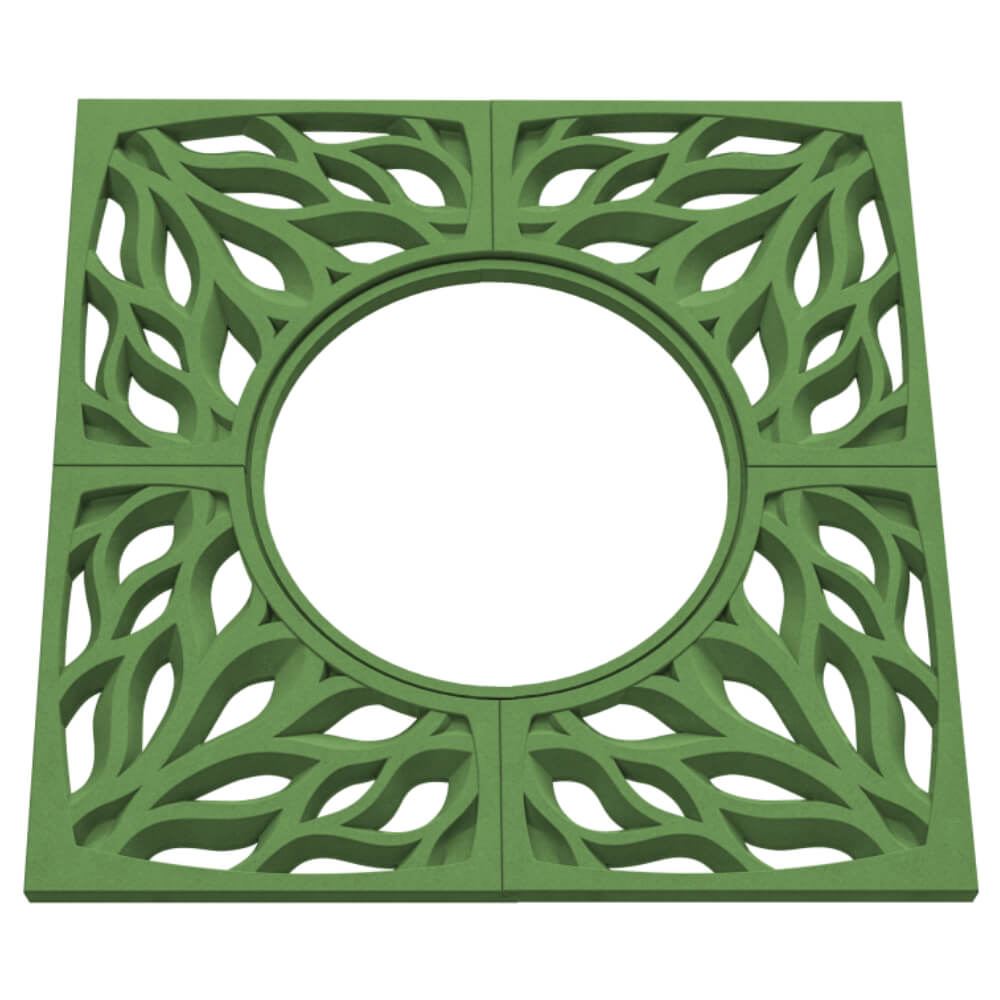 Приствольная решетка для дерева ZKING CRUST 1.2х1.2м Зеленая в Евпатории фото