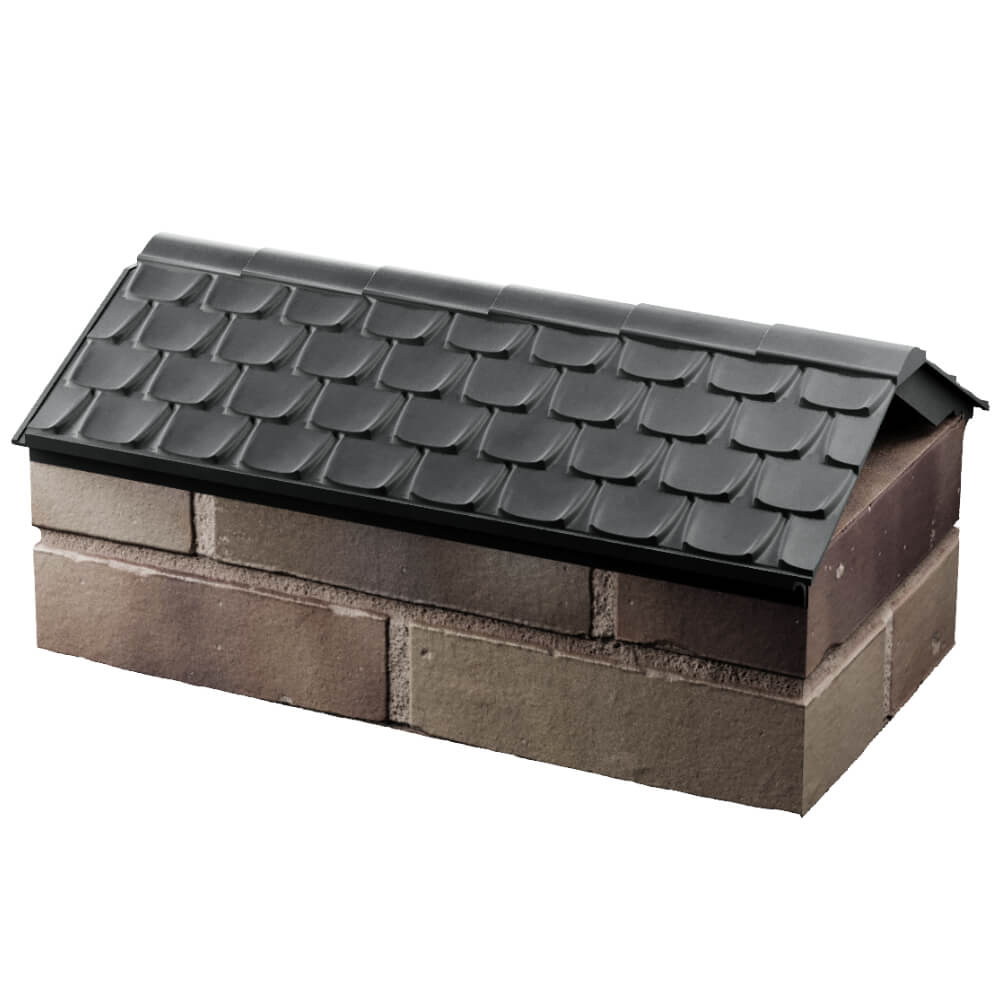 Парапет Zking Эльбрус Серый с посадкой на 1 кирпич (255мм) в Евпатории фото