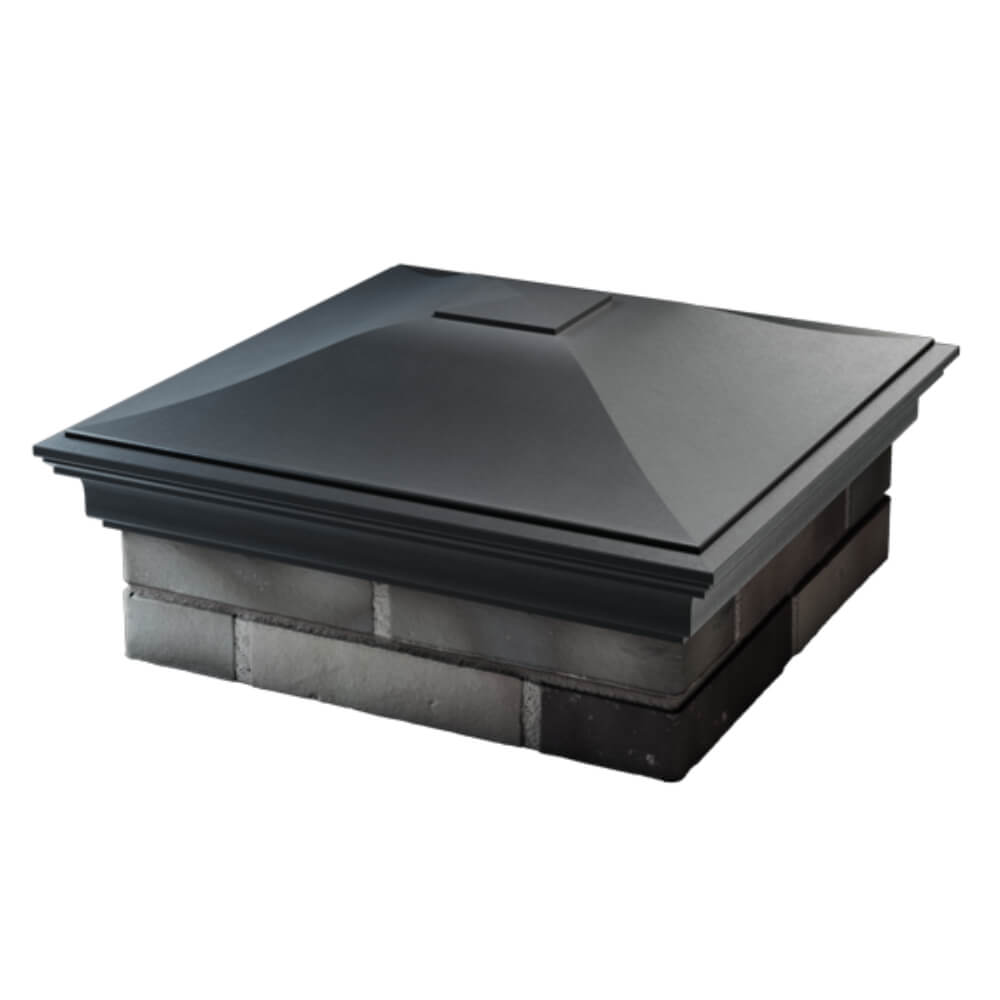 Колпак Zking Монблан Серый на столб 2х2 кирпича (515х515мм) в Евпатории фото