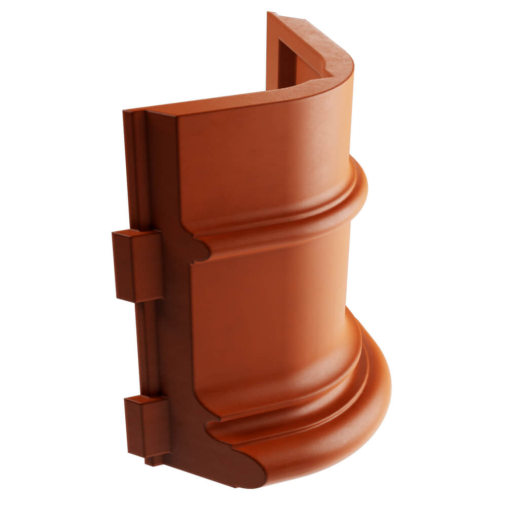 Подступенок угловой Verona 110х140х30мм Терракотовый