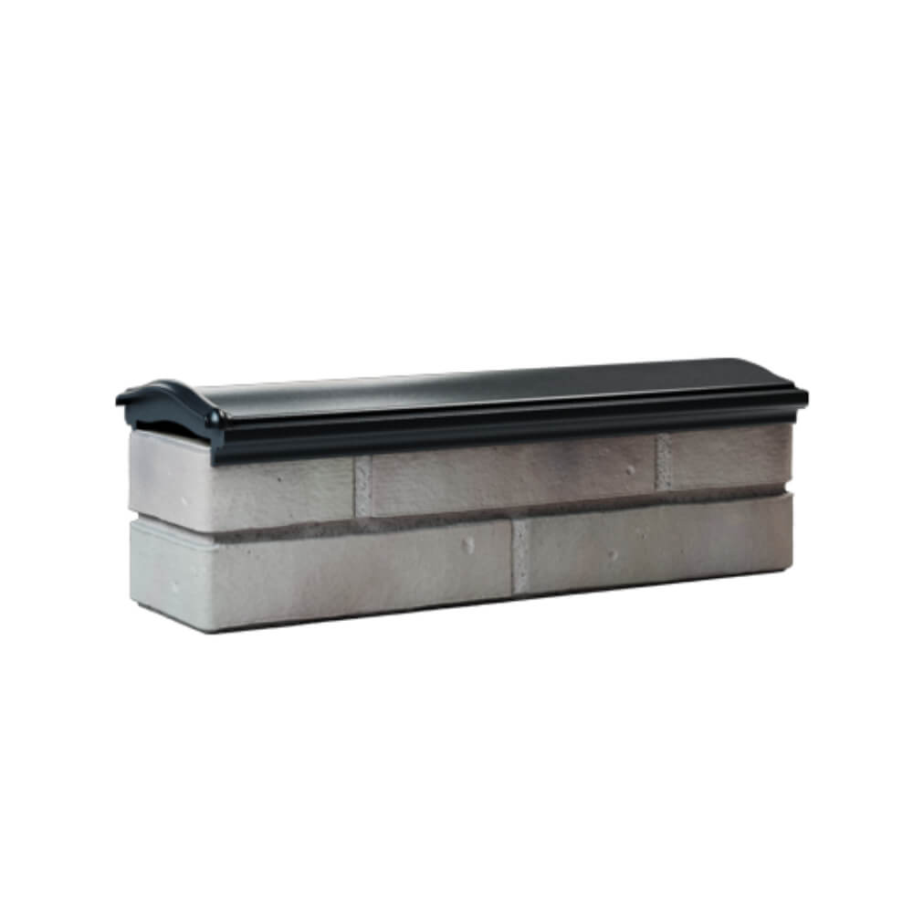 Парапет Zking Монблан Черный посадка на 0.5 кирпича (130мм) Евпатория фото