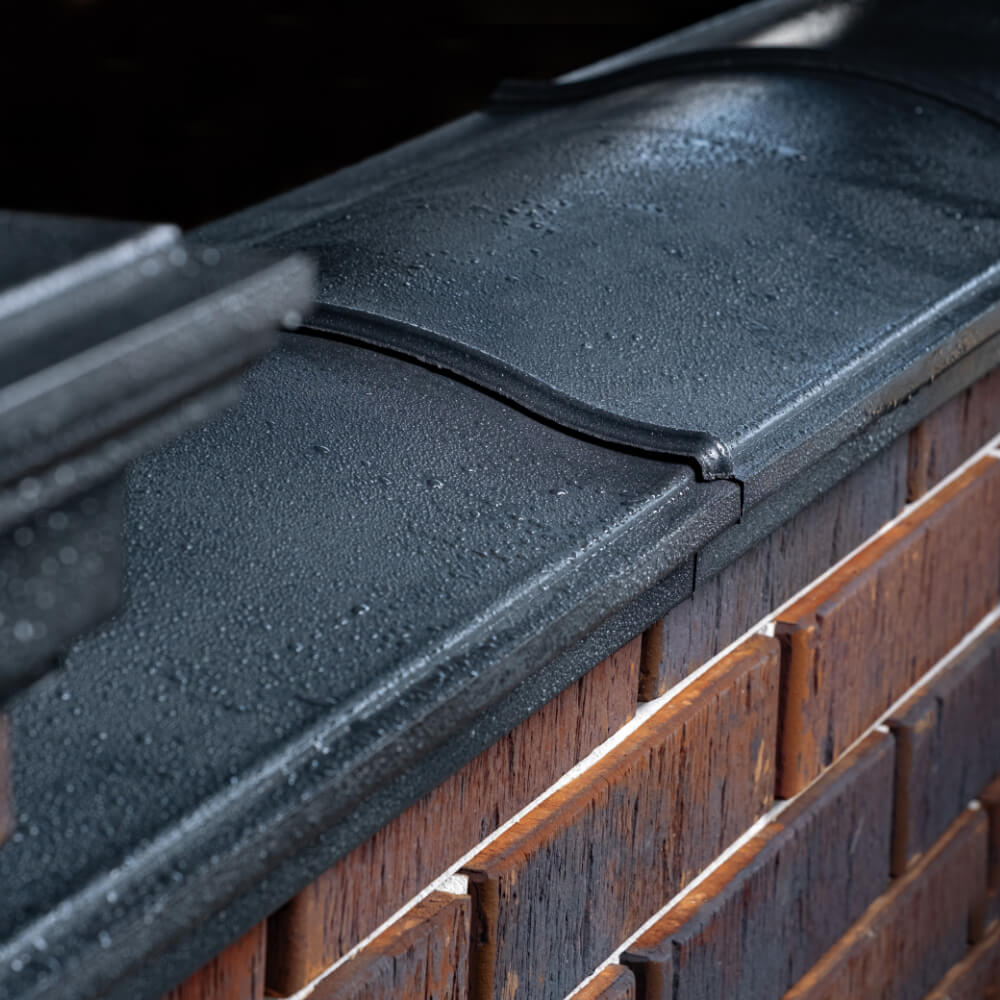 Парапет Zking Монблан Черный посадка на 0.5 кирпича (130мм) в Евпатории фото