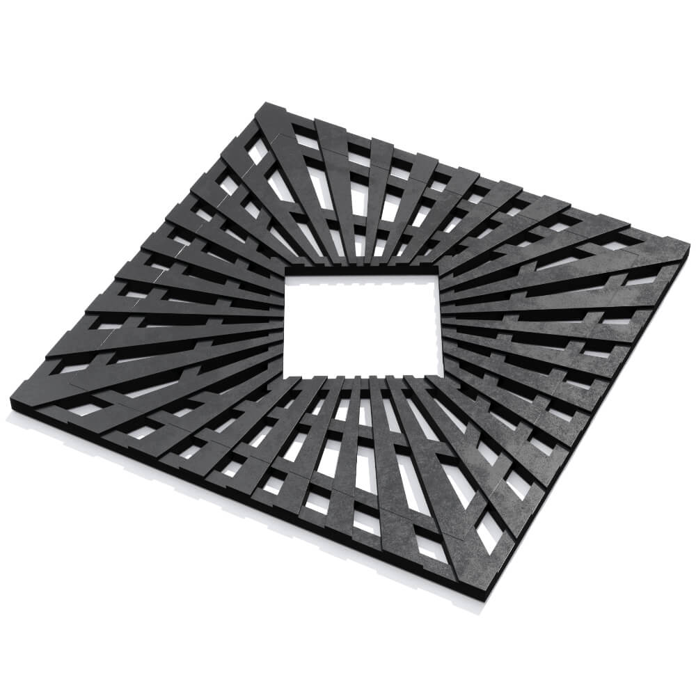 Приствольная решетка для дерева ZKING ATMOSPHERE 1.2х1.2м Черная в Евпатории фото