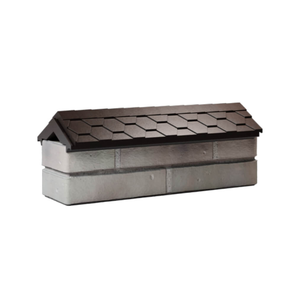 Парапет Zking Эверест Коричневый с посадкой на 0.5 кирпича (130мм) Евпатория фото