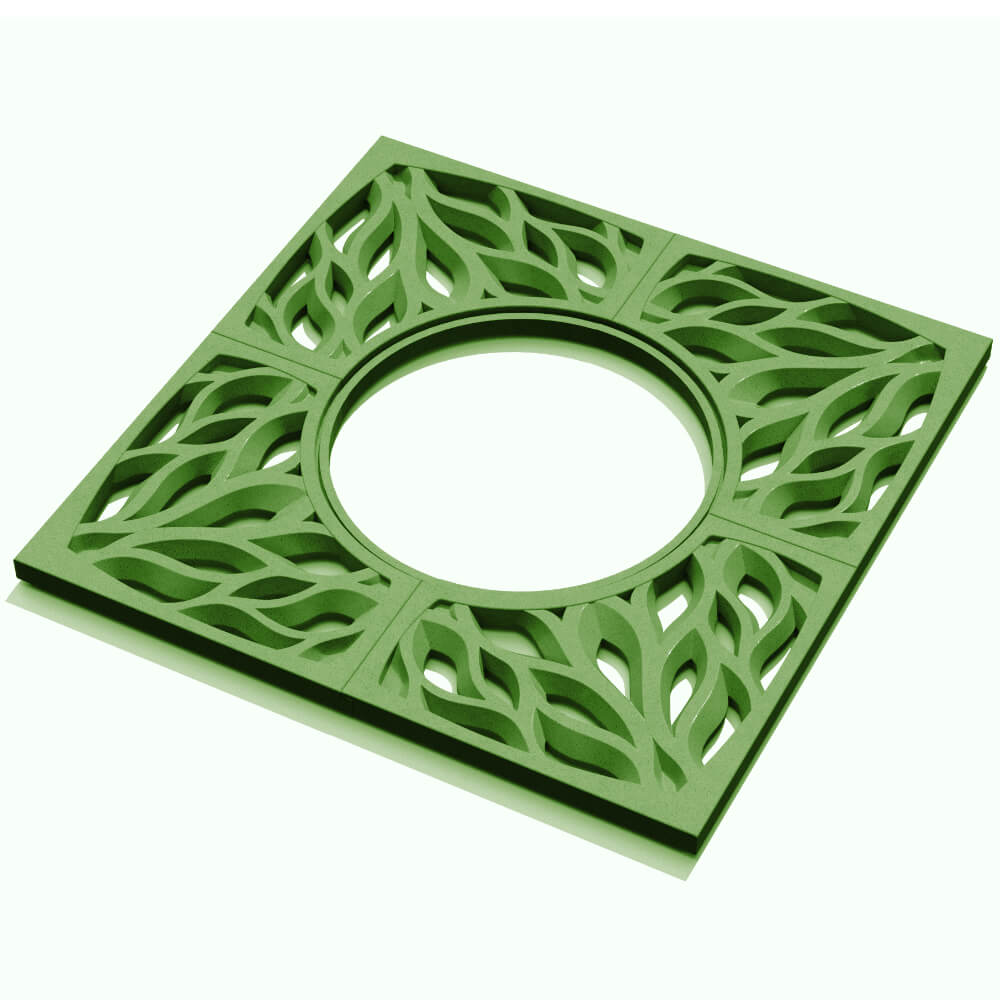 Приствольная решетка для дерева ZKING CRUST 1.2х1.2м Зеленая в Евпатории фото