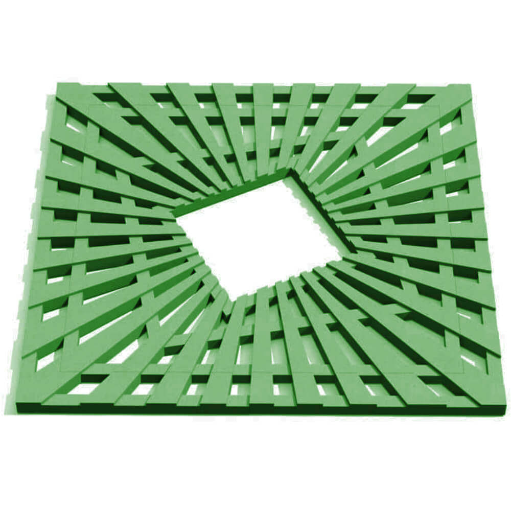 Приствольная решетка для дерева ZKING ATMOSPHERE 1.2х1.2м Зеленая Евпатория фото