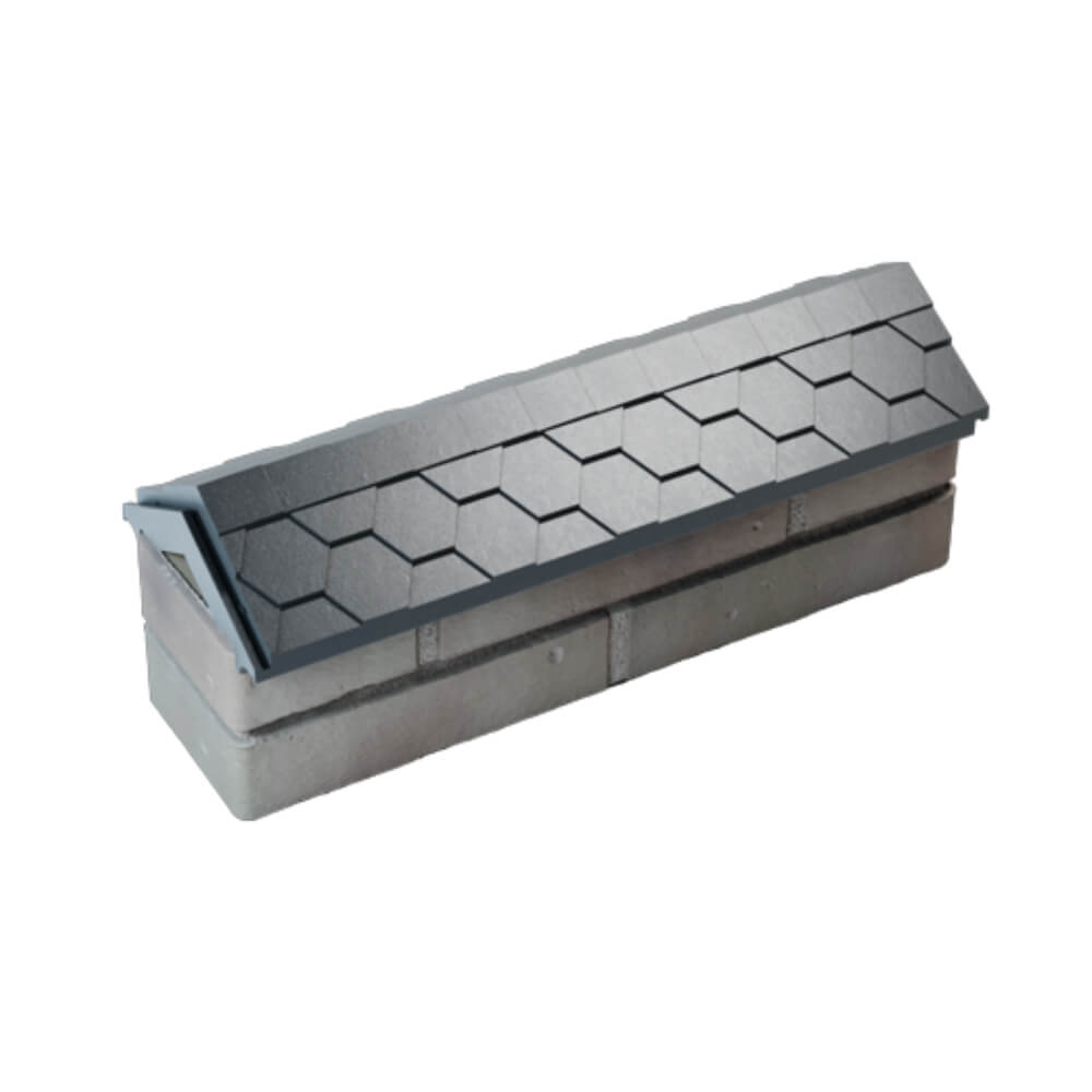 Парапет Zking Эверест Серый с посадкой на 0.5 кирпича (130мм) в Евпатории фото